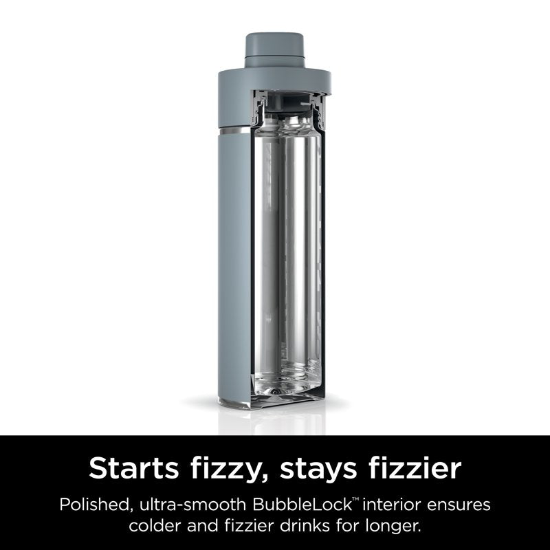 24 oz Stainless Steel Travel Water Bottle - Leak Proof, Gray