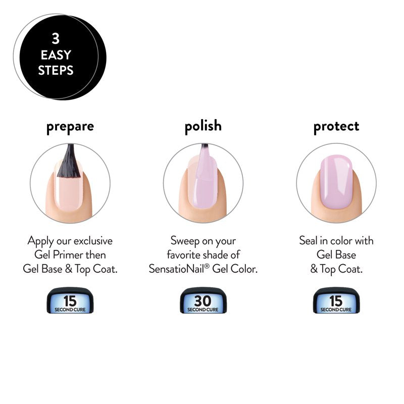 Gel Nail Polish - Smell The Roses Pink - 0.25 fl oz Long-Lasting Gloss