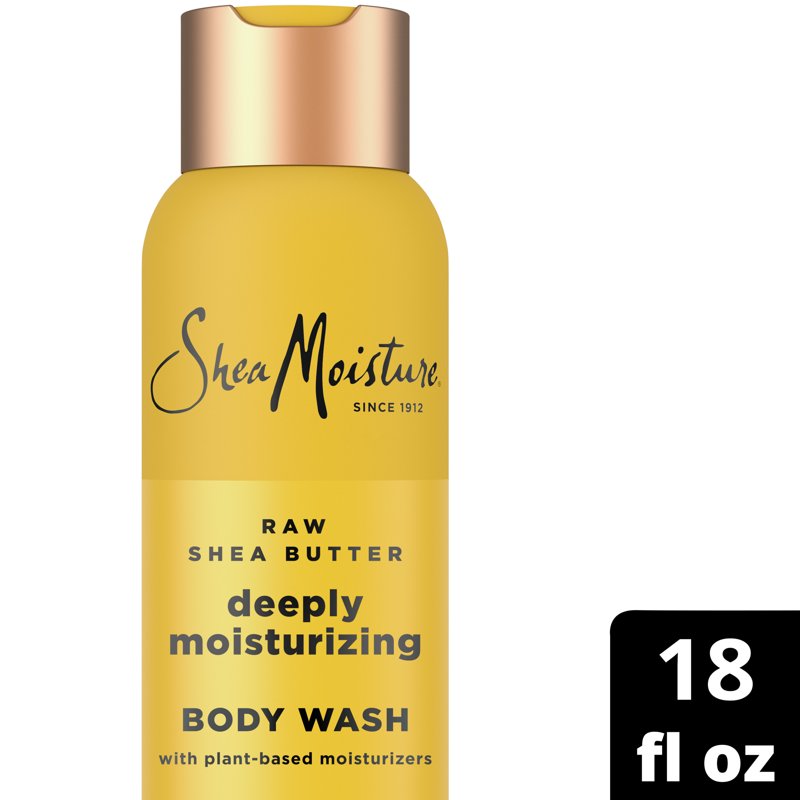 Moisturizing Body Wash with Raw Shea Butter for Dry Skin - 18 oz