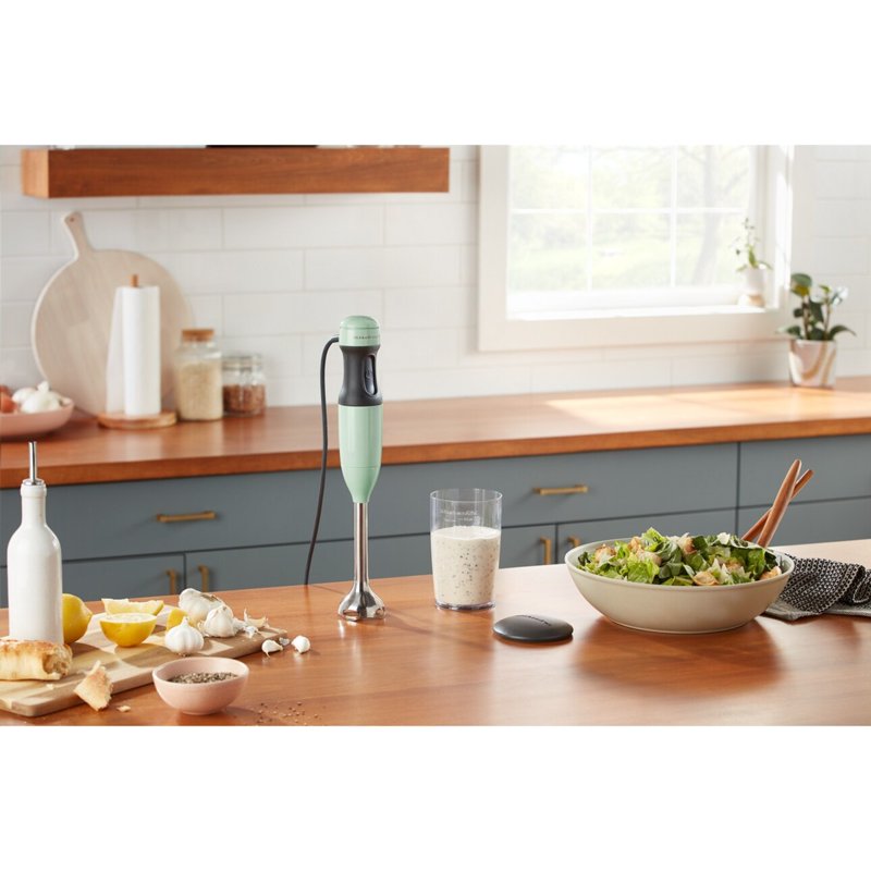 2-Speed Hand Blender - Pistachio, Removable Blending Arm