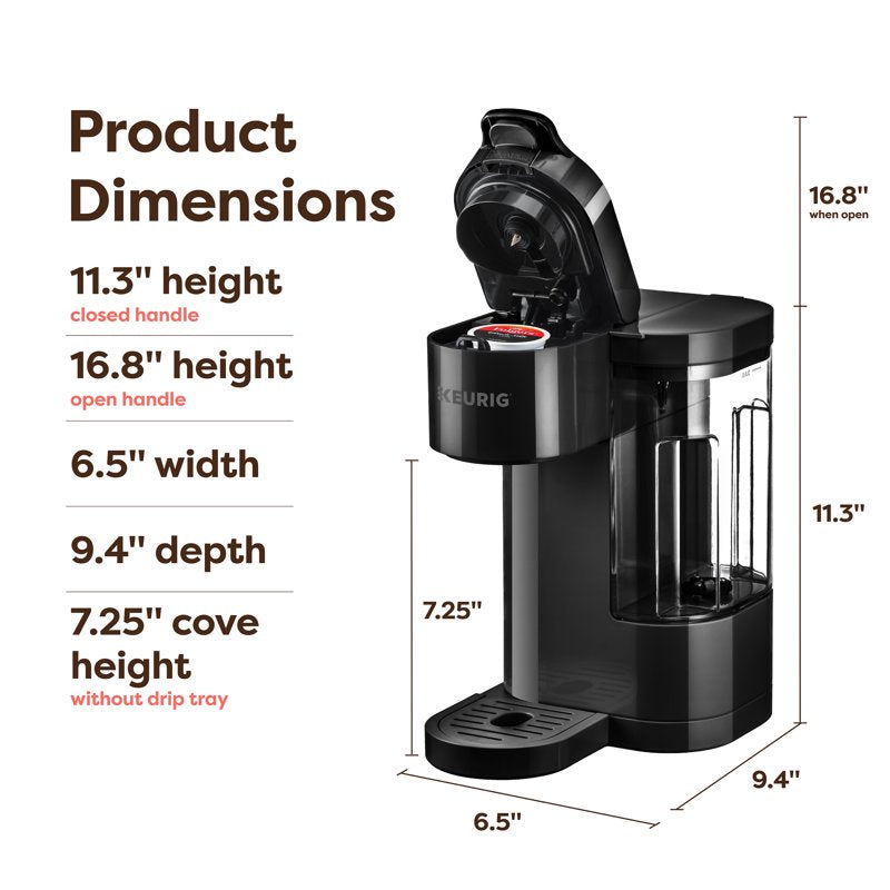 Keurig K-Express Essentials Black Single-Serve Coffee Maker