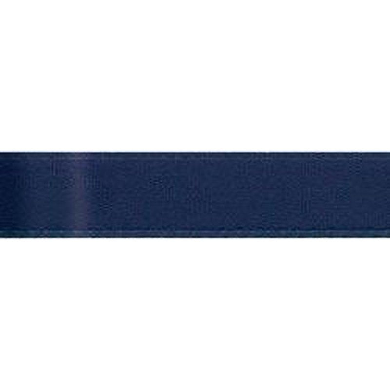 Navy Blue Satin Ribbon 5/8 inch Single Face Polyester Craft Ribbon 18 Feet - 4 Pack