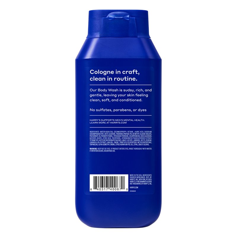 Men's Cleansing Body Wash - Redwood Scent, 18 fl oz
