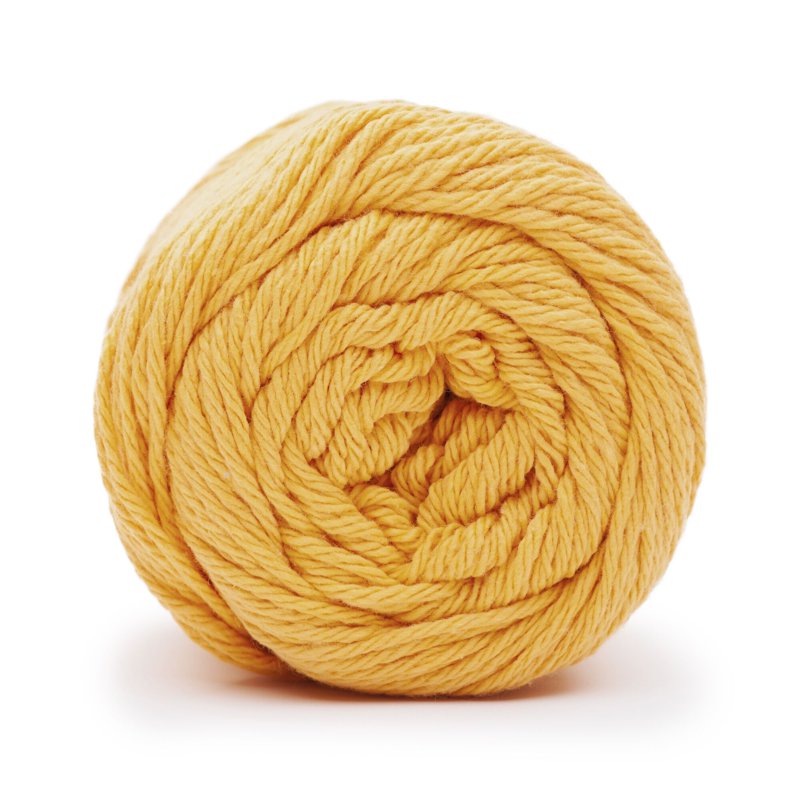 (3 Pack) Peaches & Creme Solid Medium Cotton Yarn - Gold, 120 Yards, Variation of THIS listing
