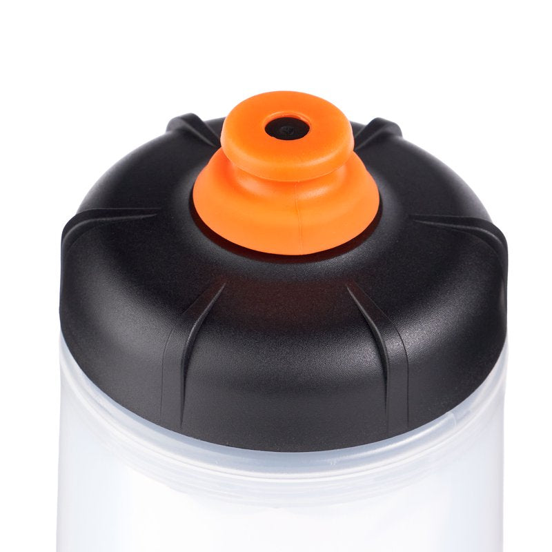22 oz Insulated Plastic Cycling Water Bottle - Black & White