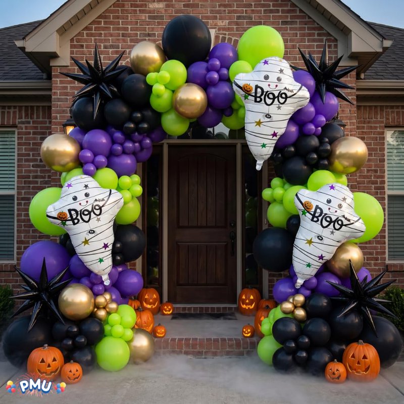 Halloween Mummy Ghost Balloon 25 Inch - Spooky Party Decorations, Pack of 1
