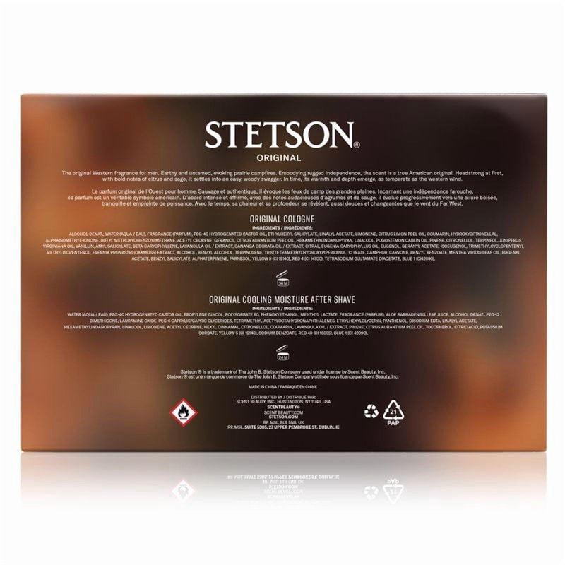 2PC Cologne and Aftershave Set - Stetson Original