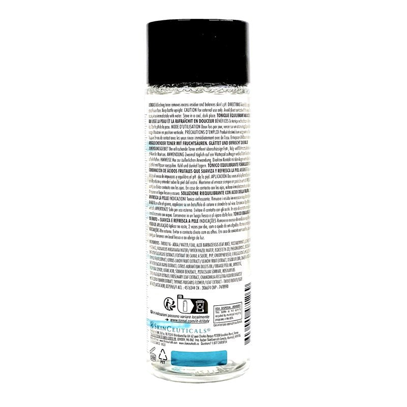Exfoliating Facial Toner with AHA for Skin Redness - 6.8 oz