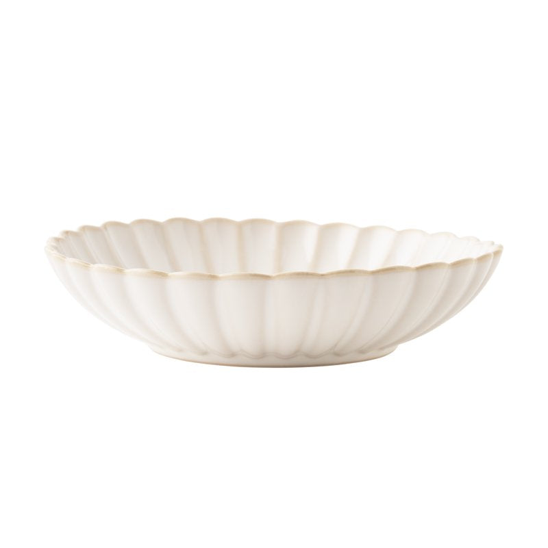 Stoneware Dinner Bowls Set of 4 - Cream Color