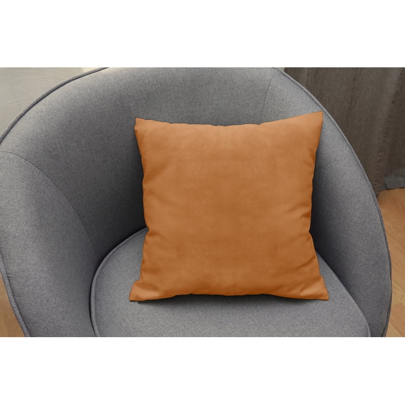 Hypoallergenic Down Alternative Throw Pillow 22x22 Brown Derby - Square