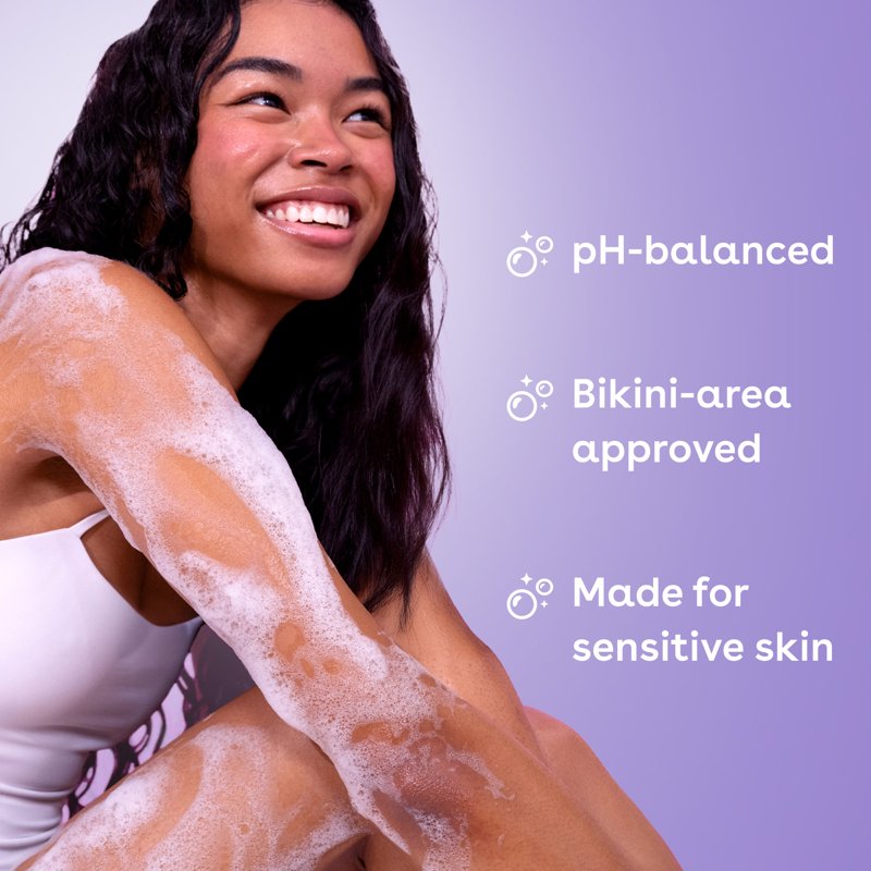 Vanilla Cashmere Moisturizing Body Wash - Shea Butter Creamy Gel Formula