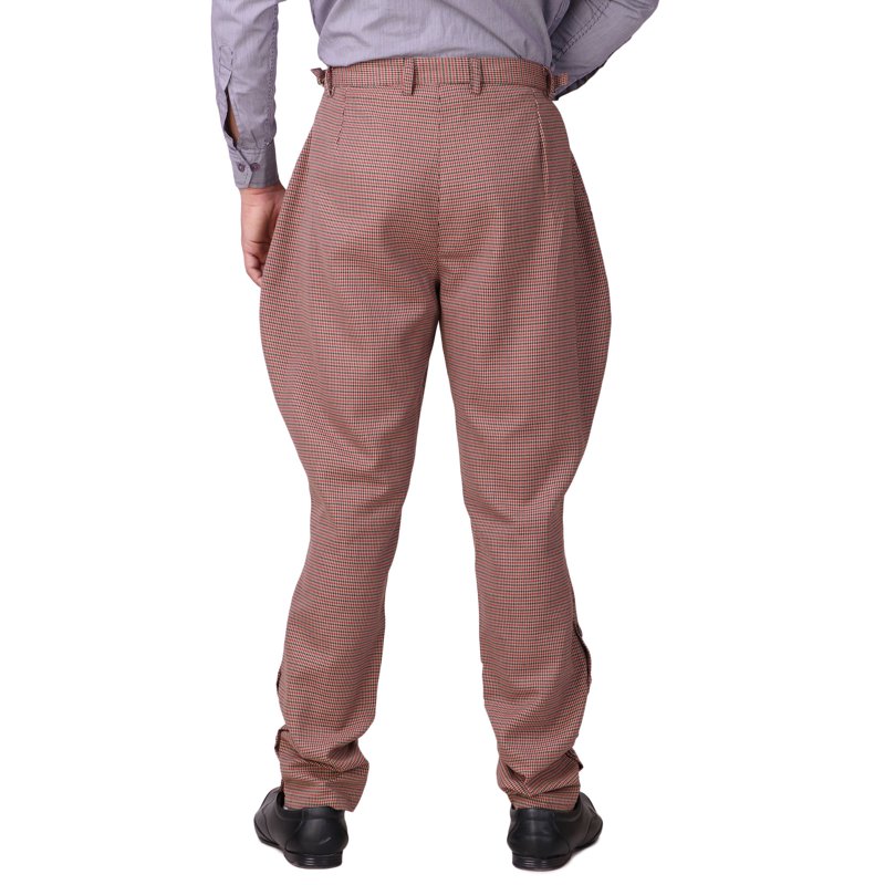Men's Steampunk Victorian Jodhpur Costume Pants - Beige, S