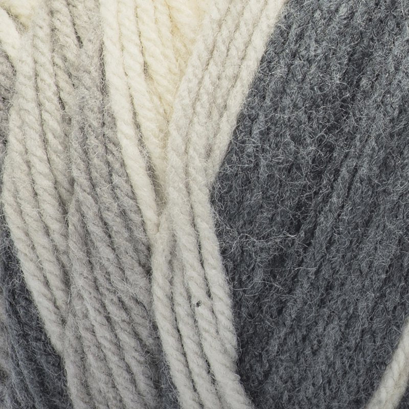 Red Heart Super Saver Worsted Acrylic Yarn Newsprint - 5oz/142g, 260 Yards, Variation: Single