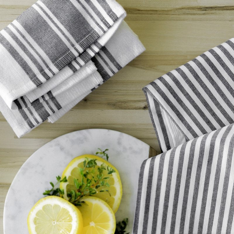 Culinary Kitchen Towels - 2 Pack, Rich Black - Extra Absorbent