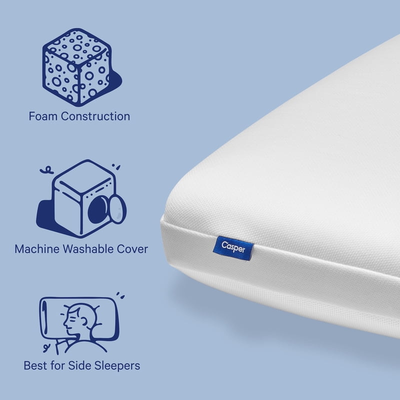 8 Pack Cooling Foam Pillow - Standard Size Supportive Memory Foam