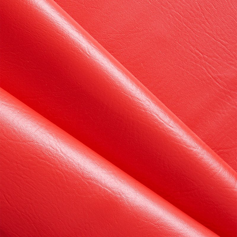 Vinyl Faux Leather Fabric by the Yard - Red, 54-Inch Wide Craft Material