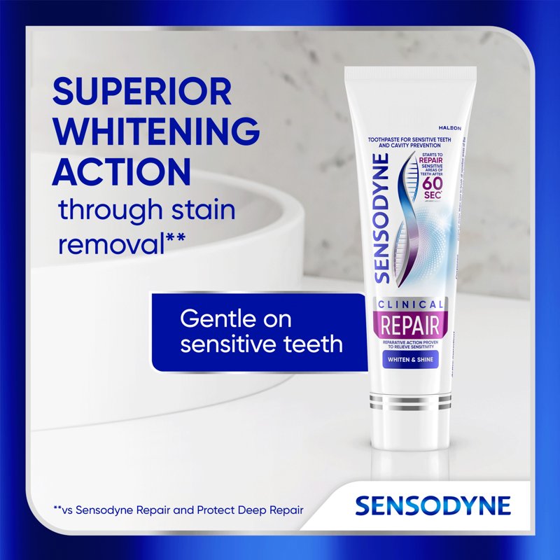 Clinical Repair Toothpaste for Sensitive Teeth - 3 Pack