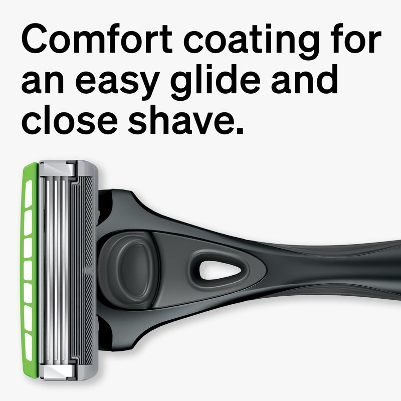 3-Blade Razor for Sensitive Skin with 4 Refills - Close Shave