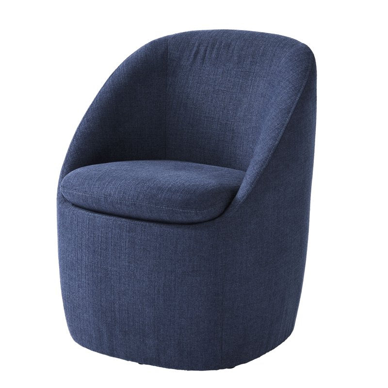 Mira Everywhere Dining Arm Chair - Blue Upholstered