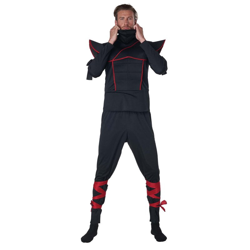Men's Stealth Ninja Costume M - Shadow Stealth Ninja Outfit for Halloween & Cosplay