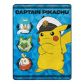 Pokemon Lightning Captain Silk Touch Throw Blanket for Kids - 46x60 Inches