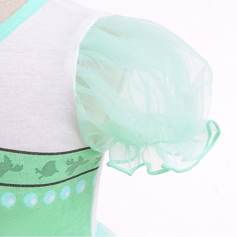 Green Mermaid Princess Dress for Toddler Girls 1-2T - Tulle Formal Costume