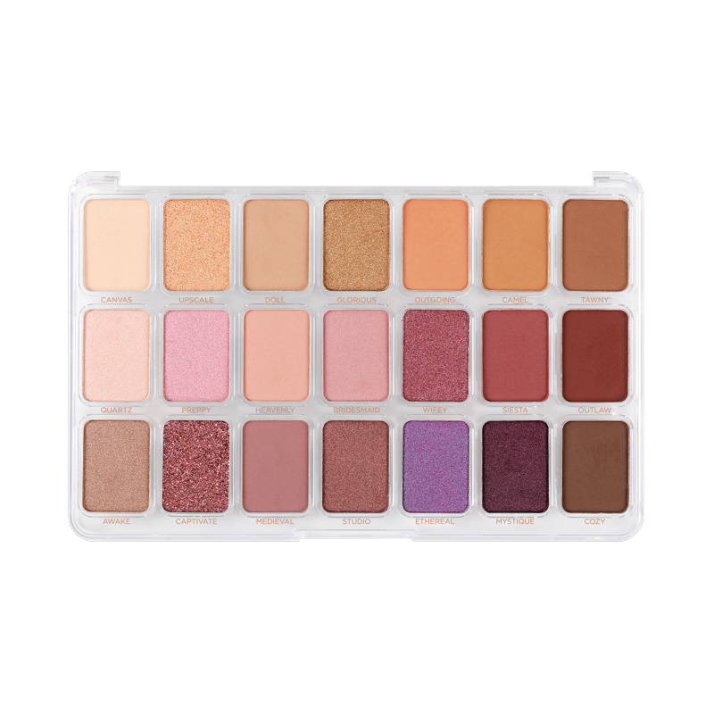 21-Shade Eyeshadow Palette - Highly Pigmented Blendable Makeup