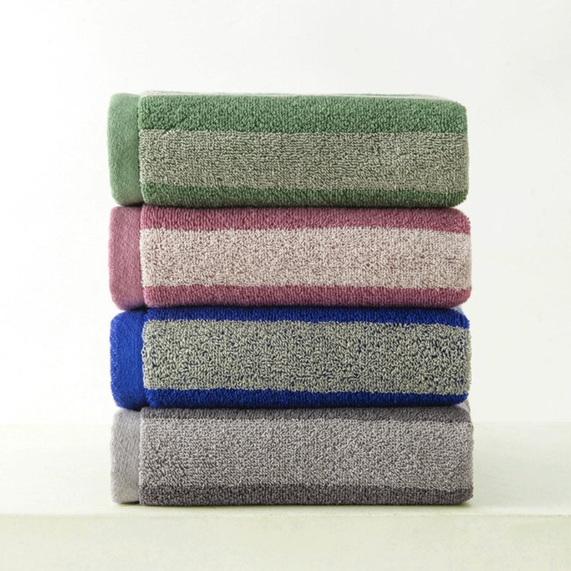Grey Cotton Hand Towel Set - 2 Pieces, 13x29 Inches, Soft & Absorbent