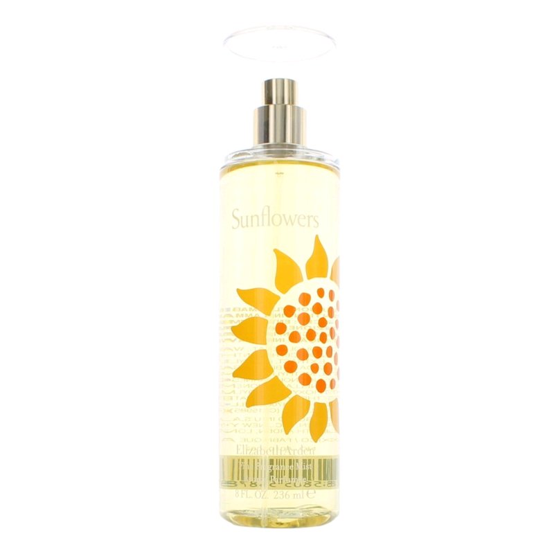 Sunflowers Fine Fragrance Mist for Women - Refreshing Floral Scent, 8 Oz