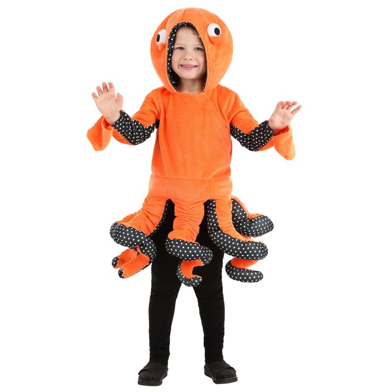 Toddler Ocean Octopus Costume with Tentacles for Kids Halloween Dress Up