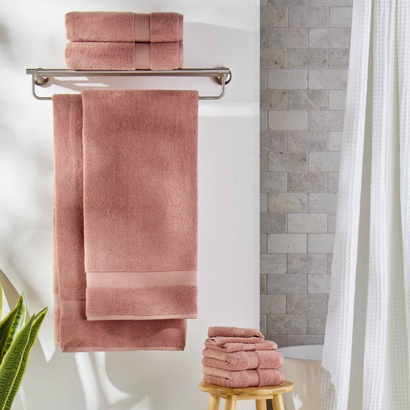 (2 Pack) Cotton Washcloths - Soft, Absorbent & Fade-Resistant in Old Rose - Better Homes & Gardens