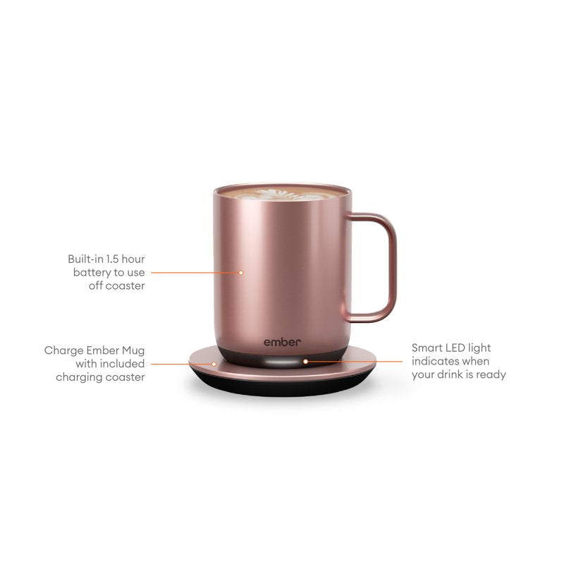 Ember Temperature Control Smart Mug 2 - 14 oz Rose Gold