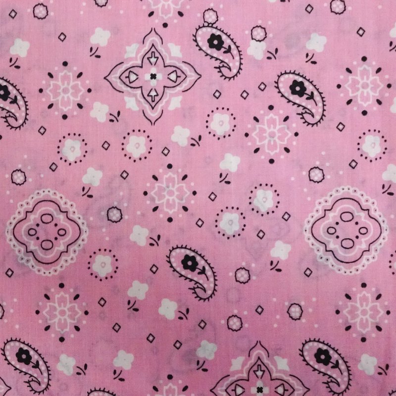 Pink Cotton Polyester Blend Fabric 44 Inch x 3 Yards for Craft & Sewing