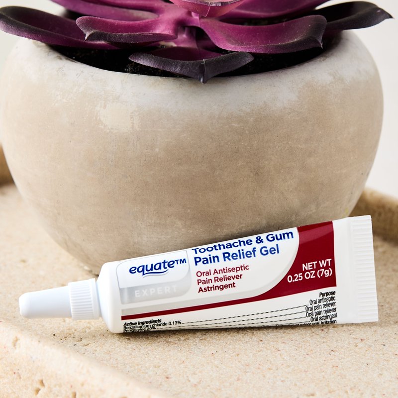 4X Medicated Toothache and Gum Pain Relief Gel, 0.25 oz