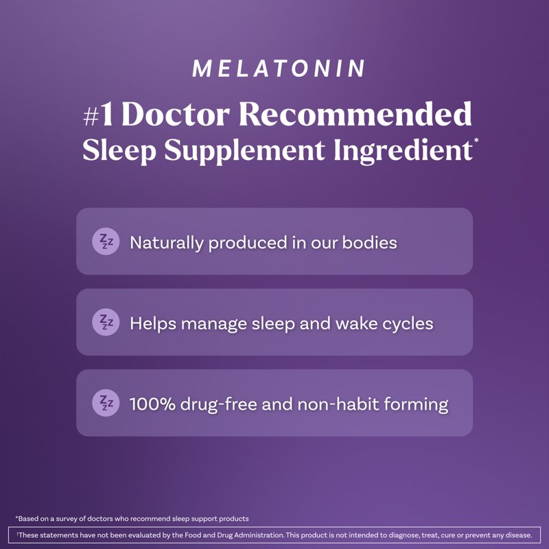 Melatonin Sleep Aid Tablets - 10mg Time Release, 75 Count