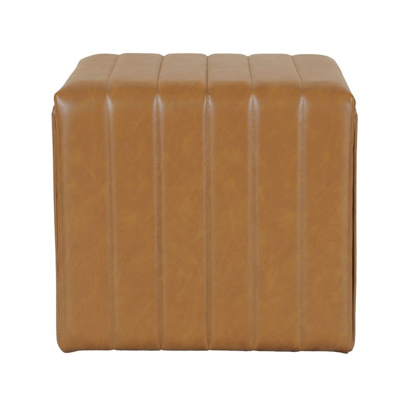 Modern Channel Ottoman - Multiple Colors Available