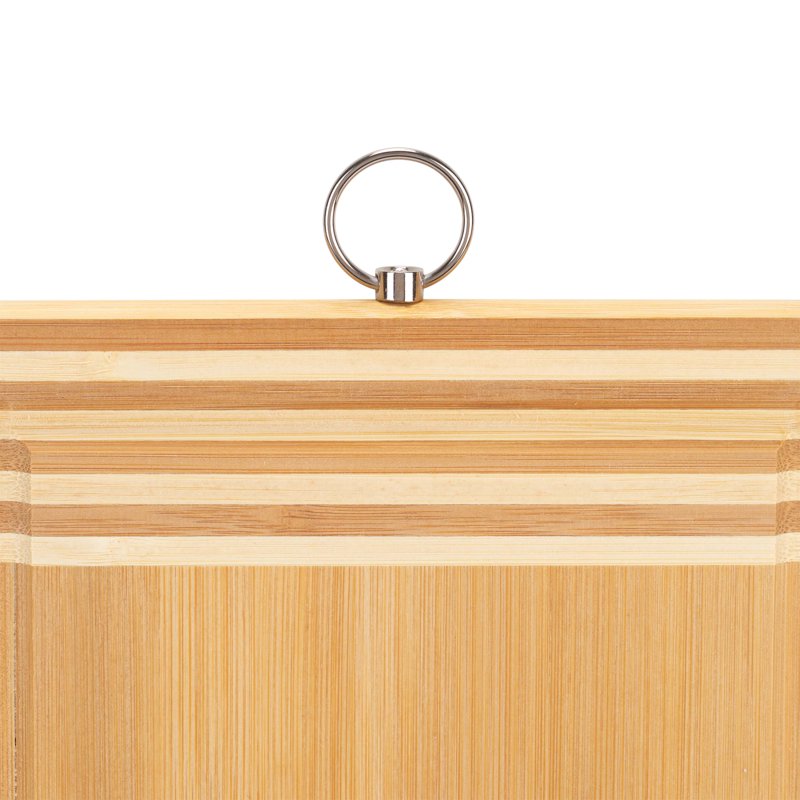 Medium Bamboo Cutting Board with Drip Edge - Rectangular