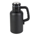 48oz Insulated Stainless Steel Growler - Black Travel Bottle