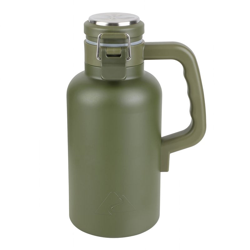 48oz Insulated Stainless Steel Growler - Forest Green Travel Bottle