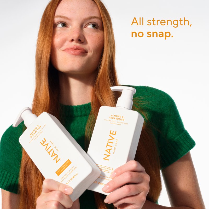 Strengthening Conditioner, Almond and Shea Butter, Sulfate-Free, 16.5 fl oz