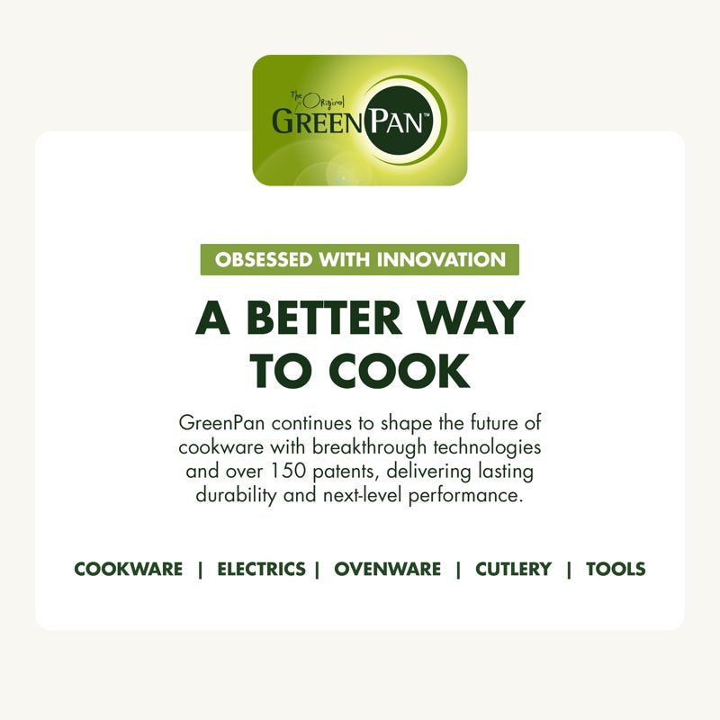 8" Ceramic Nonstick Fry Pan - Toxin-Free, Dishwasher Safe - Oxford Blue