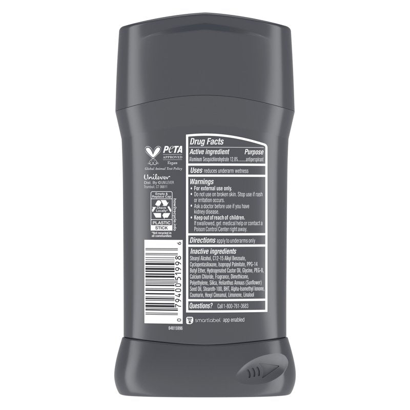 Rustic Sandalwood Antiperspirant Deodorant for Men - 72-Hour Odor Protection