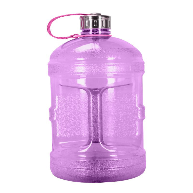 1 Gallon Purple Stainless Steel Water Bottle with Wide Mouth