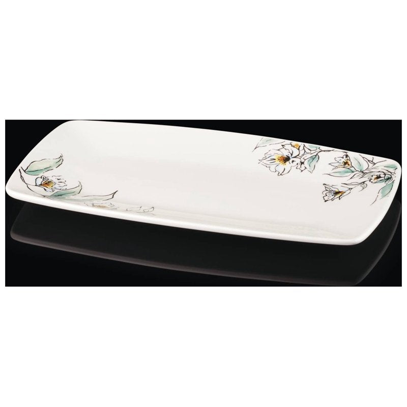 Botanica Porcelain Hors d'Oeuvres Serving Tray - Elegant Design