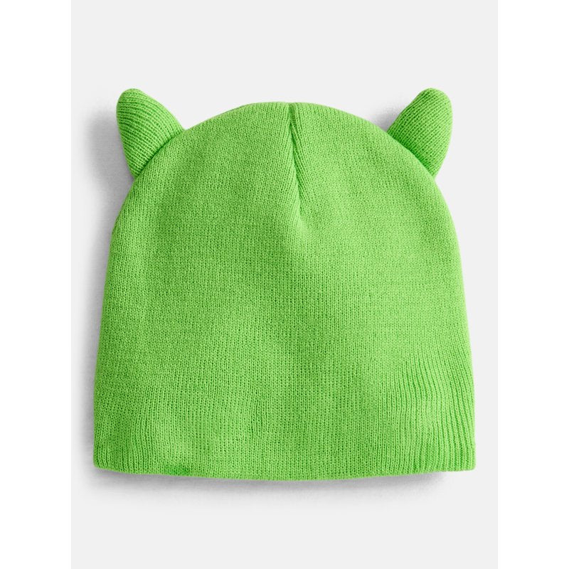 Men's Mike Wazowski Cosplay Graphic T-Shirt and Beanie Set Lime Green L - Monsters Inc