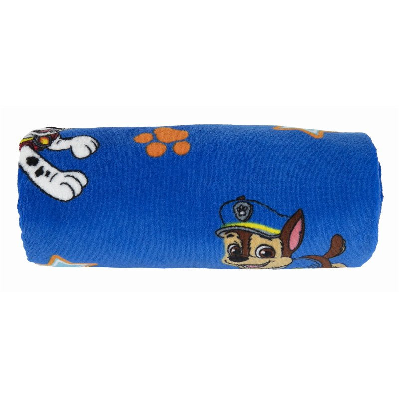 Paw Patrol Plush Toddler Blanket - Blue 40x50 Inches, Boy or Girl Variation of Paw Patrol Single