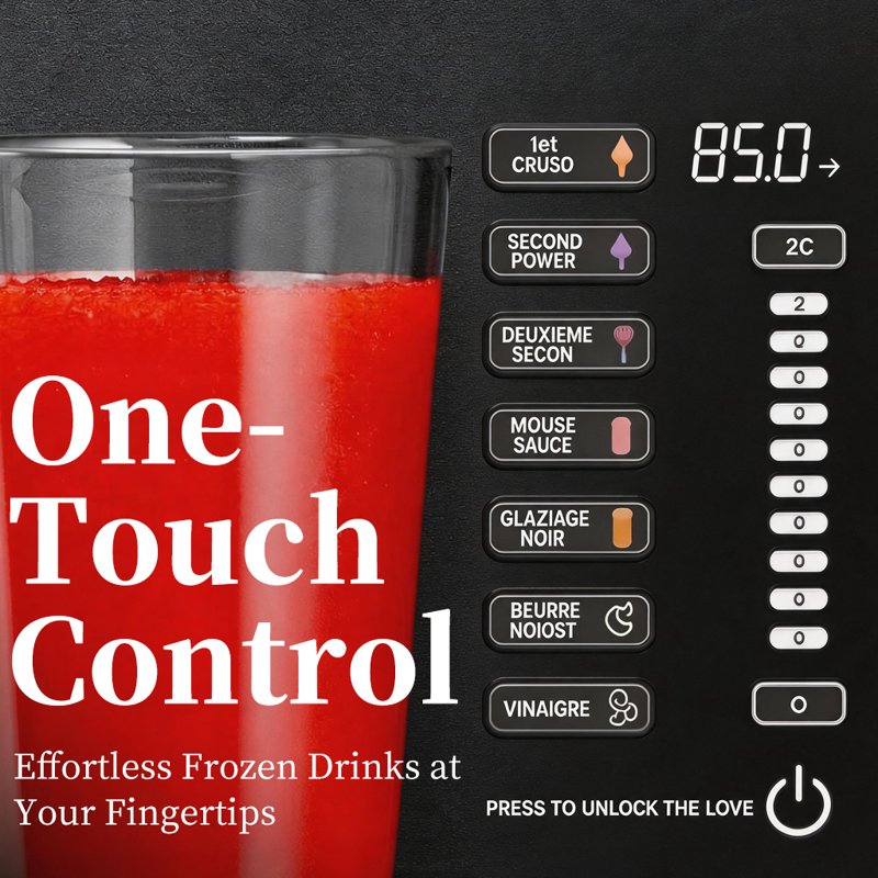 88 oz Slushy Machine with Compressor - Frozen Drink Maker