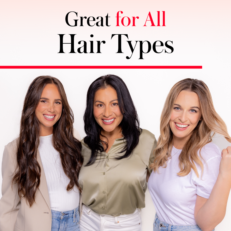 Curling Iron with Coconut Oil Infused Ceramic Barrel - Multiple Sizes