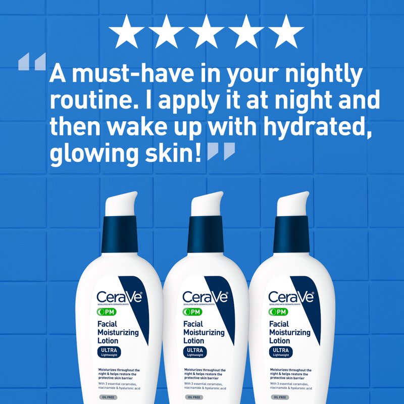 Ultra-Lightweight Night Cream with Ceramides & Niacinamide - 2 fl oz