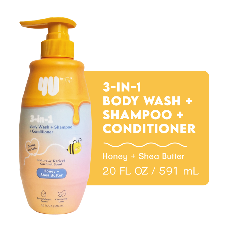 Kids 3-in-1 Body Wash Shampoo & Conditioner with Honey & Shea Butter - 20 fl oz